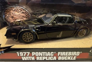 JADA SMOKEY AND THE BANDIT 1977 PONTIAC FIREBIRD TRANS AM 1/24 w REPLICA BUCKLE - Picture 1 of 4