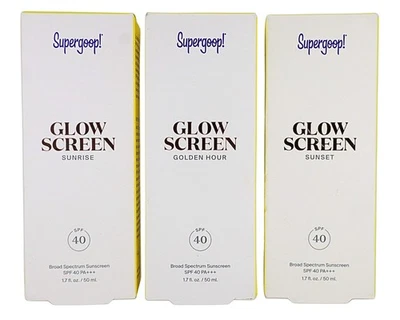 SUPERGOOP! Protector solar tintado Glowscreen FPS 40 - 1,7 fl oz Foto 1 de 3