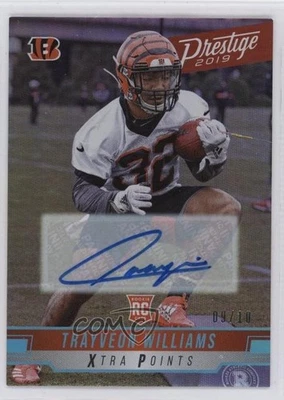 2019 Panini Prestige /10 Trayveon Williams #261 Rookie Auto RC - Image 1 of 2