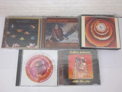 7 cd Lot STEVIE WONDER Talking Book Musiquarium Superstition 2 NEW Sealed - Image 1 of 4