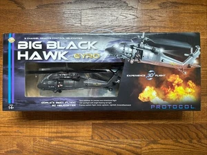 Protocol Big Black Hawk With Gyro 3 Channel RC Helicopter. - Picture 1 of 8