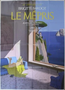 LE MEPRIS / EL DESPRECIO - BARDOT / GODARD - LAURENT DURIEUX GRAN PÓSTER DE PELÍCULA - Imagen 1 de 1