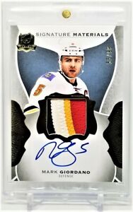 MARK GIORDANO 2016-17 THE CUP SIGNATURE MATERIALS AUTO 4 CLRS💥#36 OF 99💥HOT!