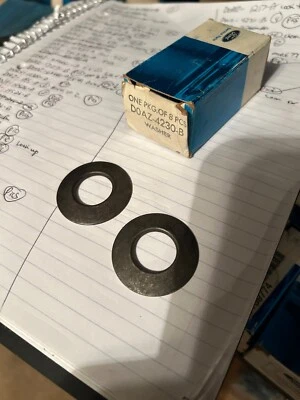 NOS Lavadora de Empuje Ford D0AZ-4230-B 8.7" 8" 9" PAR MUSTANG COUGAR TORINO EE. UU. Foto 1 de 3