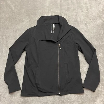 Kensie Jeans Ladies Size Small Black Jacket Zip Front Black - Image 1 of 4