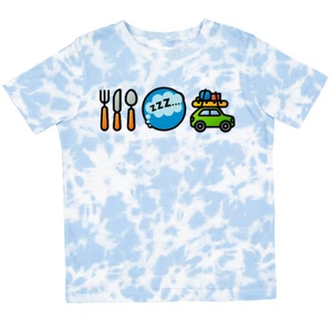 Inktastic Vacation Eat Sleep Travel Toddler T-Shirt 1st Summer Weekends Clothing - Picture 1 of 14