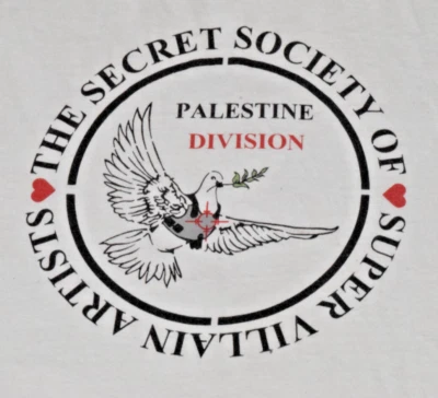 Camiseta Tanque Talla L Sociedad Secreta Super Villano Artistas División Palestina 2012 Foto 1 de 4
