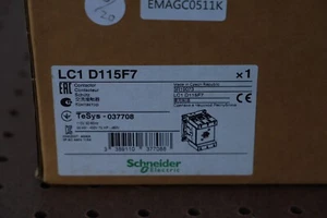 SCHNEIDER ELECTRIC LC1 D115F7 CONTRACTOR 110V 50-60HZ - Imagen 1 de 8