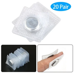 20Pairs Invisible Hidden Sew Magnetic Snaps Magnet Button Purse Closure - Picture 1 of 10
