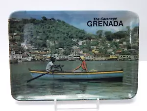 GRENDA VASSOIO SOUVENIR 4'' LARGO X 6'' LUNGO X 1/2'' RESINA PROFONDA - Foto 1 di 2