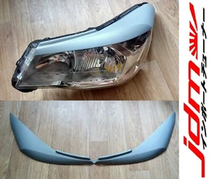 For Subaru Forester SJ Eyelids Eyebrows Headlight Cover Eyelash 2013-2016 Set - Picture 1 of 6