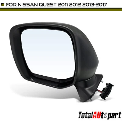 Espejo retrovisor lateral izquierdo del conductor ajuste eléctrico de vidrio con calefacción para Nissan Quest 2011-2017 Foto 1 de 4