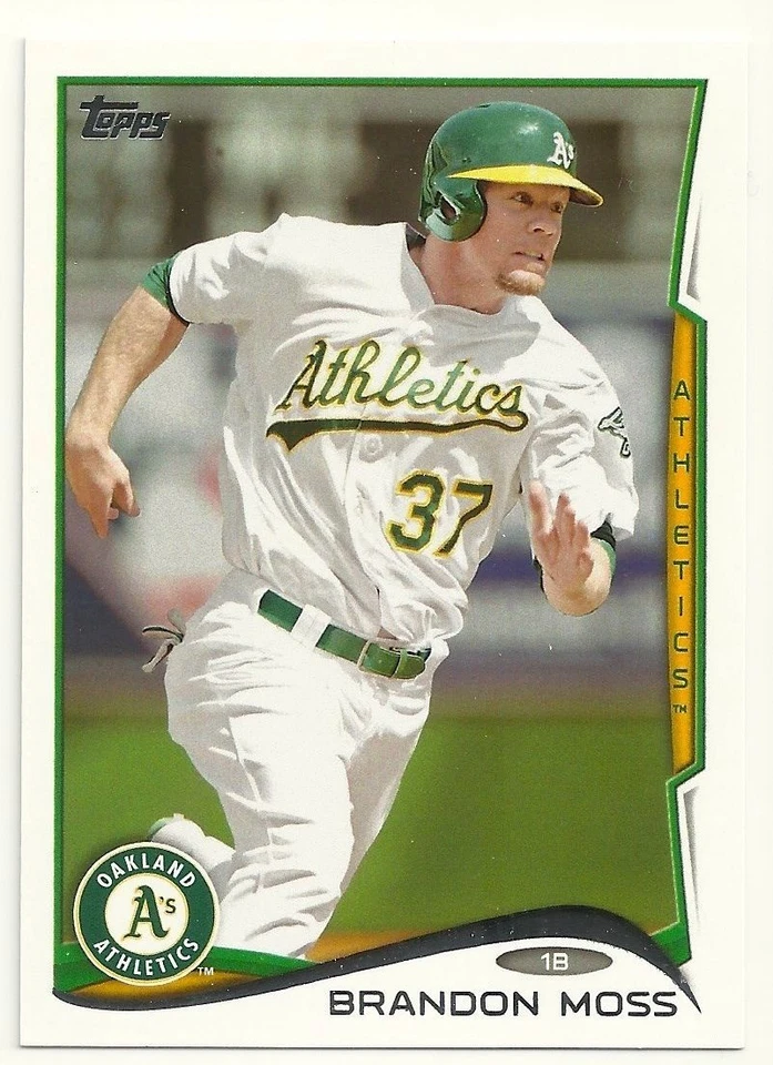 2014 Topps #471 Brandon Moss Oakland Athletics - Image 1 of 1