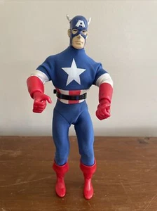 2006 Pose-able Captain America 8 inch Spider-Man Origins Signature Series Hasbro - Picture 1 of 6