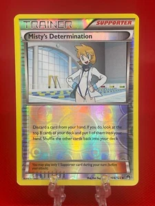 Juego de cartas coleccionables Pokémon Misty's Determination 104/122 X&Y Breakpoint holograma inverso 2016 casi nuevo/lp - Imagen 1 de 2