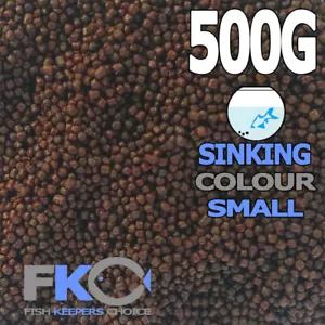 FKC Cichlid Tropical Small Colour Enhance Aquarium Pellet Sinking Fish Food 500G - Picture 1 of 6