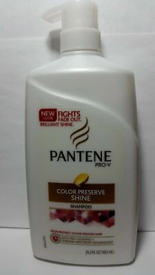 Pantene Color Preserve Shine Shampoo 2 Bottles 29.2 FL OZ Pro V  DISCONTINUED - Image 1 of 4