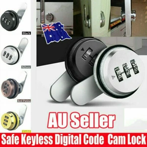 3 Digital Code Combination Cam Lock Furniture Post Mail Box Cabinet Locker Safe - Picture 1 of 16