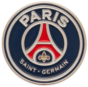 Paris Saint-Germain Crest Pin Badge Official Merchandise Enamel PSG FC Gft Idea - Picture 1 of 3