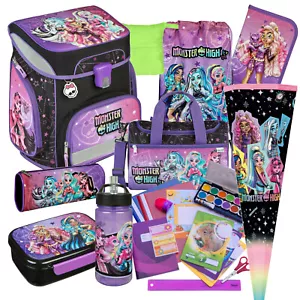 Scooli Schulranzen MONSTER HIGH 22 Teile-Set + Sporttasche Flasche Schultüte uvm - Bild 1 von 24