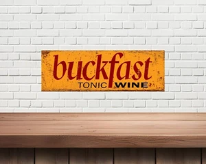 Buckfast Metal Sign, man cave, beer hut, wall signs, home bar ,rustic - Picture 1 of 1