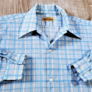 Vintage 60s 70s Arrow Weekenders Shirt Vtg Disco Hippy Atomic Mod Union USA M - Picture 1 of 12