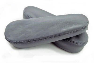 Fits 03-17 Chevy Express 1500 2500 3500 Vinyl Seat Armrest Covers Gray - Image 1 of 4