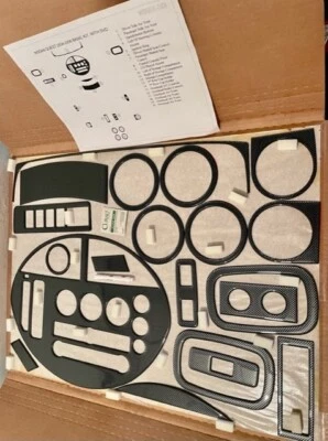 Nissan Quest Fit 2004 2005 2006 Nuevo Juego de molduras de tablero de fibra de carbono ABS Foto 1 de 4