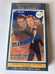 It's A Wonderful Life (VHS, 1990) Film Classics Movie - NEW, SEALED - Picture 1 of 6
