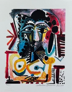 Pablo Picasso BUSTO DE MUJER Estate Signed Limited Edition Giclee Art 16" x 12 - Picture 1 of 7