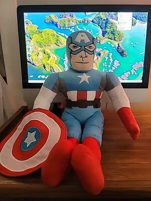 Avengers Marvel Captain America Plush 17" Stuffed Character Toy - Image 1 of 4