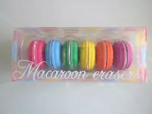 6 x Macaroon Erasers - Picture 1 of 2