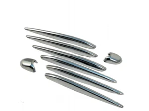 For Mercedes Benz W164 X164 ML350 Chrome Hood Vent Fin+Nozzle Cover Trim - Bild 1 von 3