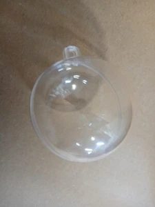 Do It Yourself Clear Christmas Ornaments, 48, Craft Kits, 48 Pieces - Picture 1 of 4