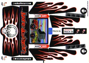 LEGO 8682 - Racers: Power Racers - Nitro Intimidator - STICKER SHEET - Picture 1 of 1