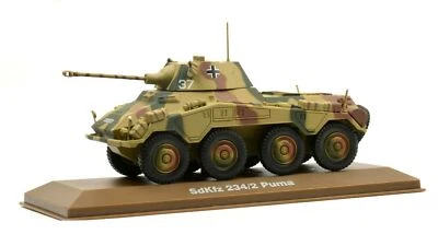 Sdkfz 234/2 Puma, Seconda Guerra Mondiale Germania, 1:43 Atlas - Immagine 1 di 4
