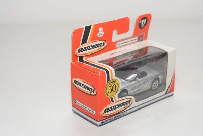 B14 1:64 3 INCH 3INCH MATCHBOX 2000 CHEVROLET CORVETTE GREY MIB - Immagine 1 di 4