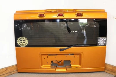 03-09 Hummer H2 Rear Hatch / Lid W/ Glass (Fusion Orange 55U) See Notes Foto 1 de 4