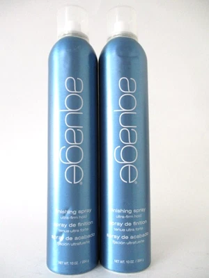 Spray de acabado Aquage 10 oz sujeción ultra firme (abollada) paquete de 2 Foto 1 de 2