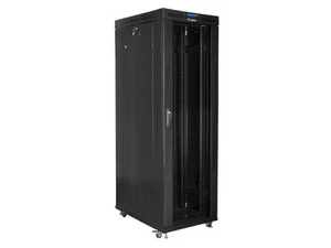 LANBERG 19" SZAFA RACKMOUNT 42U 800X1000 LCD SZKLANE DRZWI CZARNE FF01-8042-1 - Zdjęcie 1 z 5