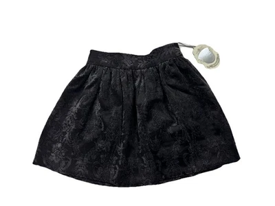 New BB Dakota Tapestry Velvet Mini Skirt Black Size 0 NWT rTV $72 - Image 1 of 4