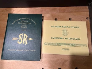 Southern Railway System 2-Book Bundle-Steam Locos & Boats/Passenger Car Sketches - Picture 1 of 10