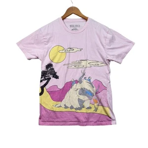 Camiseta Avatar The Last Airbender Appa Aang Katara Sora Pink Group Anime Rara L - Imagen 1 de 6