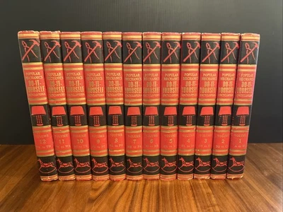 Popular Mechanics Do-It-Yourself Encyclopedia First Printing 12-Volume Set 1955 - Image 1 of 4