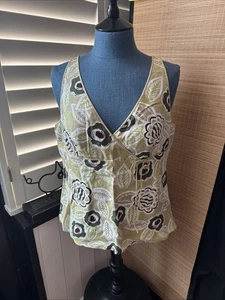 Ladies Linen Top By Linea Size 16 - Picture 1 of 6