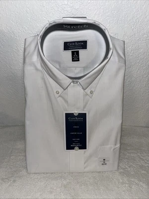 Club Room Men's Regular-Fit White Long-Sleeve Dress Shirt Size 15 32/33 - Image 1 of 4