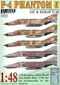 DXM Decals 1/48 F-4E PHANTOM II Israeli and Republic of Korea Air Forces - Picture 1 of 7
