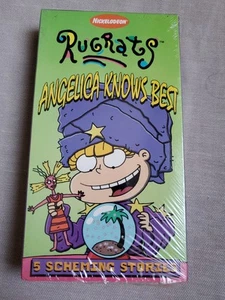 Rugrats Angelica Knows Best & 5 Scheming Stories (VHS 1998) Orange Tape Vintage - Imagen 1 de 7