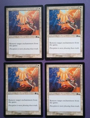 Magic the Gathering MTG Urza's Legacy ERASE  X 4  LP/EX C 1999! - Image 1 of 4