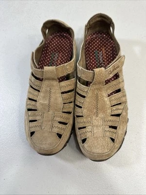 Zapatos Skechers Open Air Active Exterior Beige Tostado Gamuza Cuero Mujer EE. UU. Talla 6 Foto 1 de 4